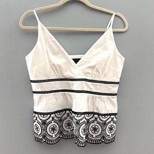 Peplum sleeveless top from Banana Republic